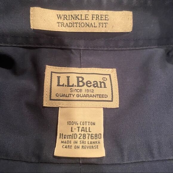 LL Bean Wrinkle Free Button Up - Picture 8 of 10